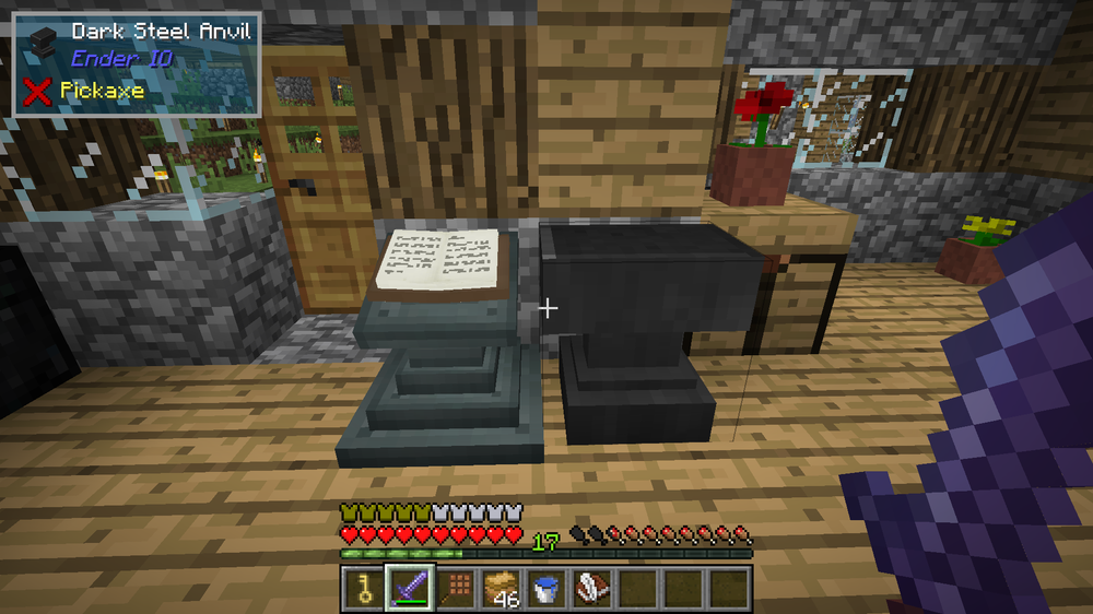 The functions of the Anvil in Minecraft