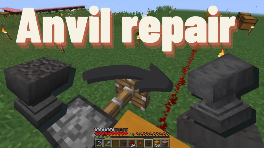 Anvil repair-How to Craft Anvil in Minecraft