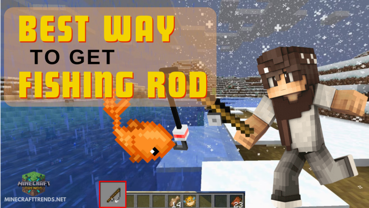 Craft a Fishing Rod Minecraft