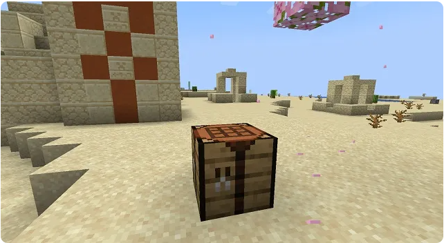 Craft table in the desert- Tame Cats Minecraft