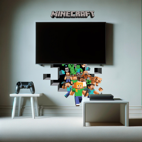 DIY Projects-Minecraft Stickers