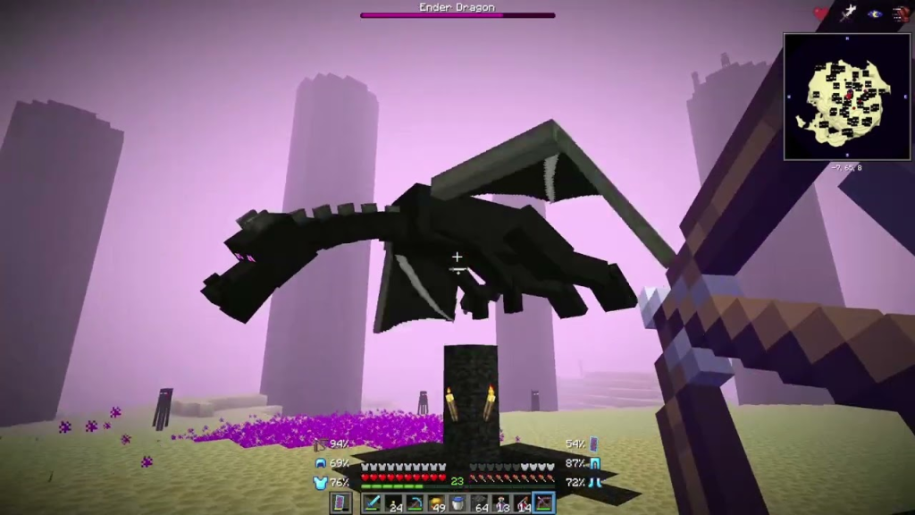 Defeat the Ender Dragon-How to Fly In Minecraft