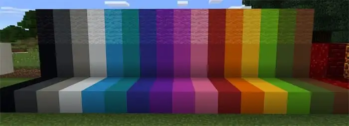 Dye for colored concrete-make concrete in minecraft