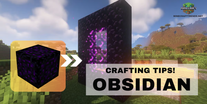 How to make obsidian in minecraft