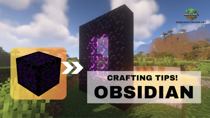 How to make obsidian in minecraft