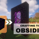 How to make obsidian in minecraft