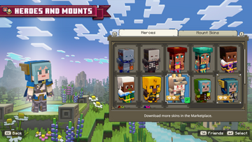 Interaction with NPCs-Minecraft Legends