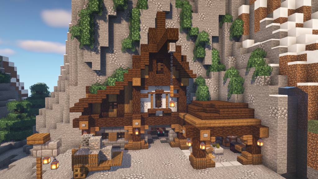 Mountain Lodge-Creative Minecraft House