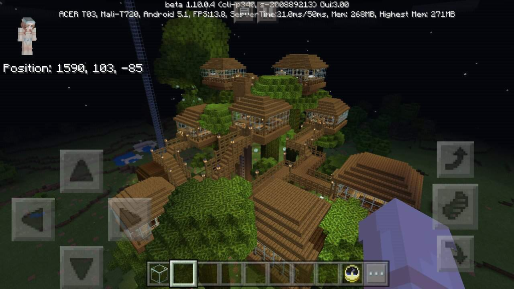 Treehouse Retrea-Creative Minecraft House