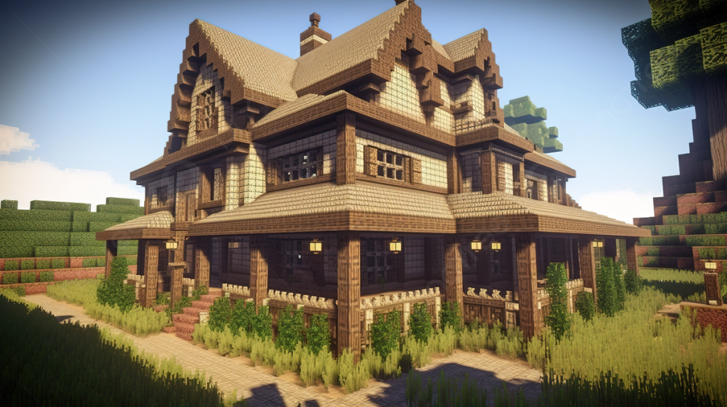 Victorian Mansion-Creative Minecraft House