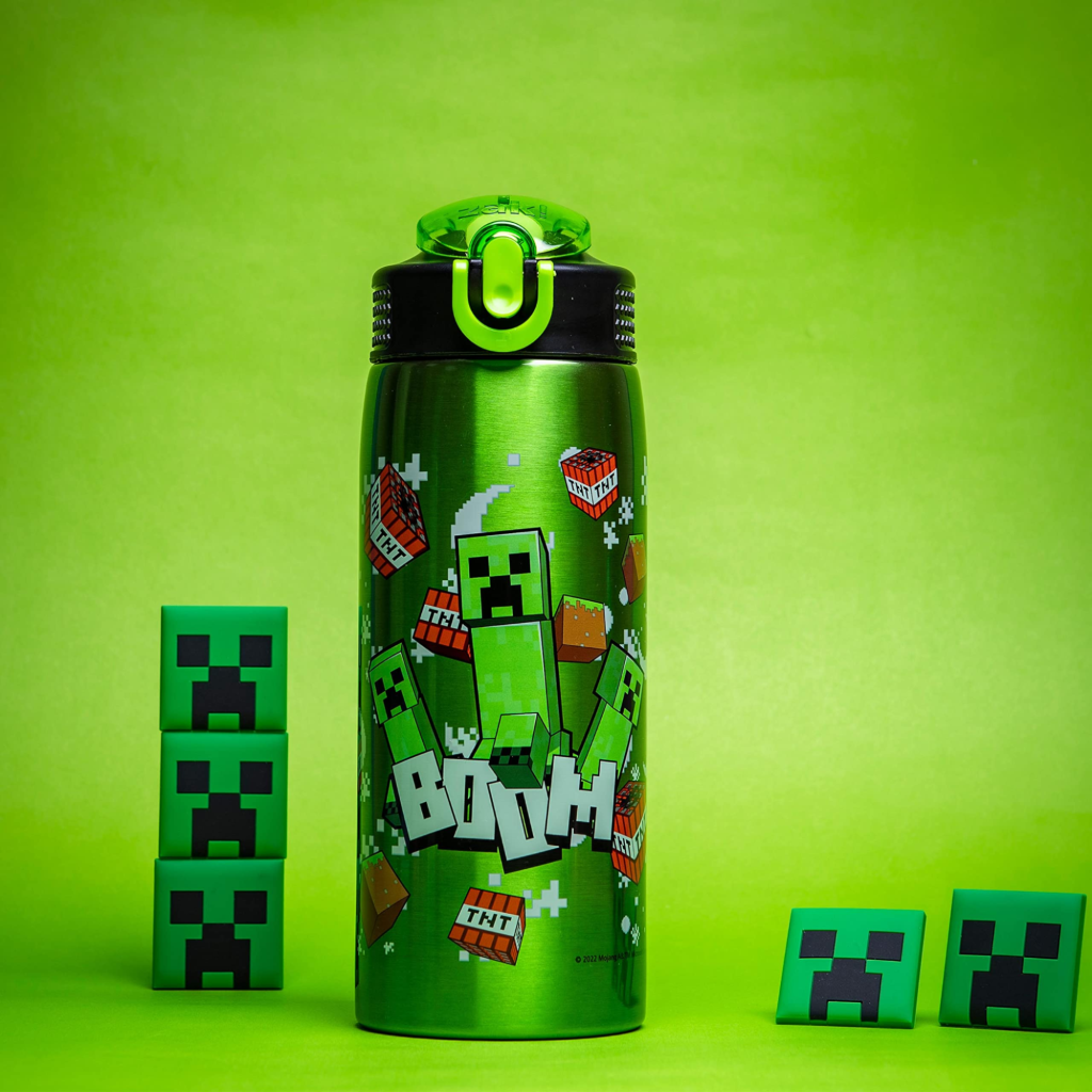 Water Bottle Decor-Minecraft Stickers