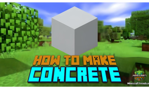 how to make concrete in minecraft