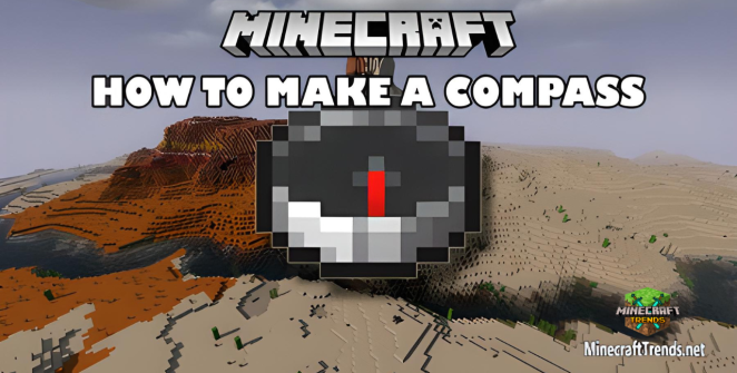 How to make a compass in minecraft