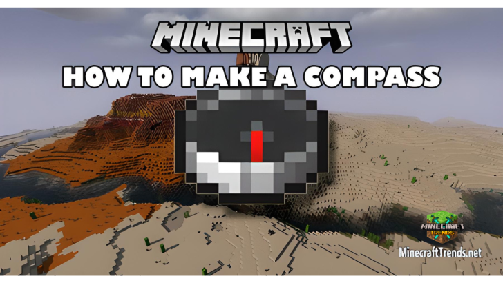 How to make a compass in minecraft