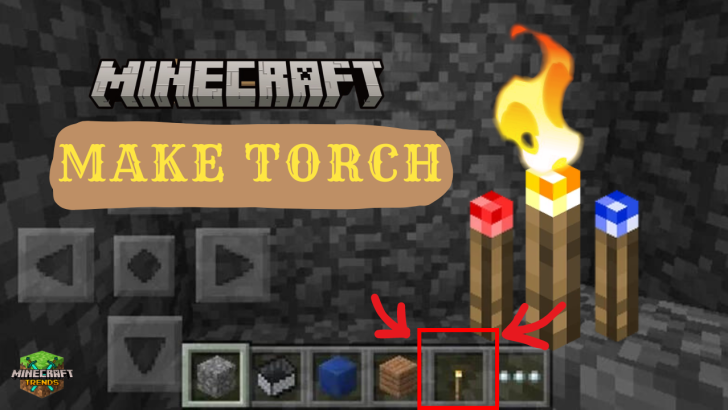 make torch in minecraft