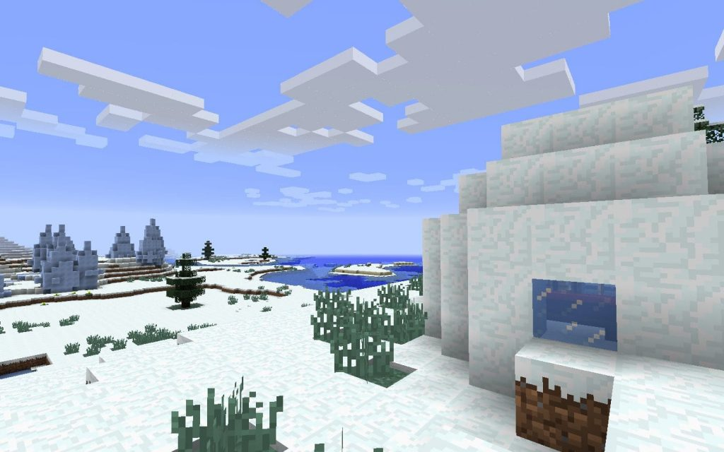 Minecraft Spawn Igloo Seed-minecraft seed