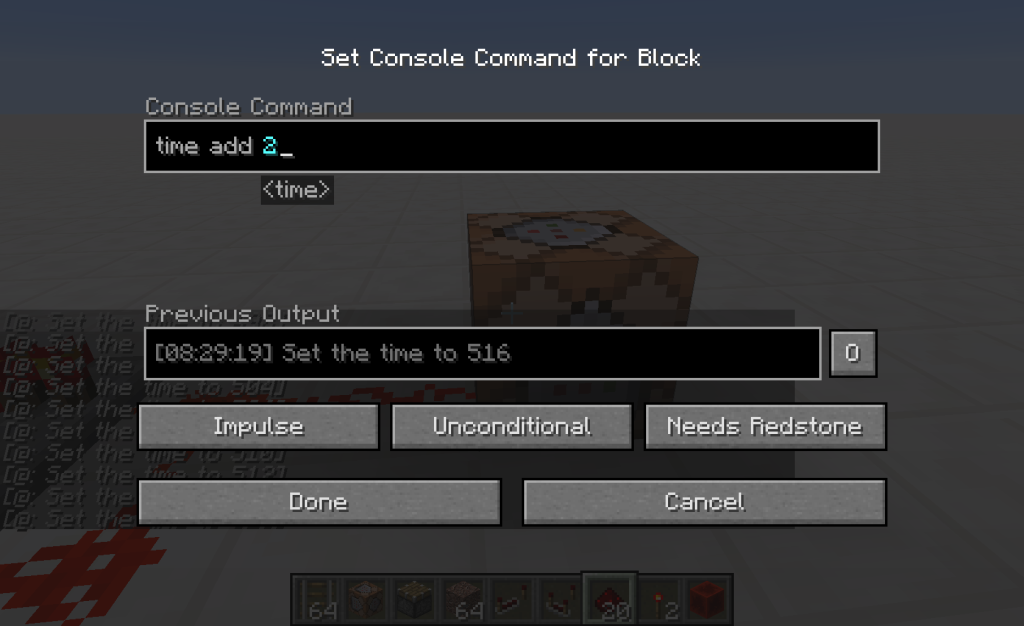 Leveraging Commands Minecraft