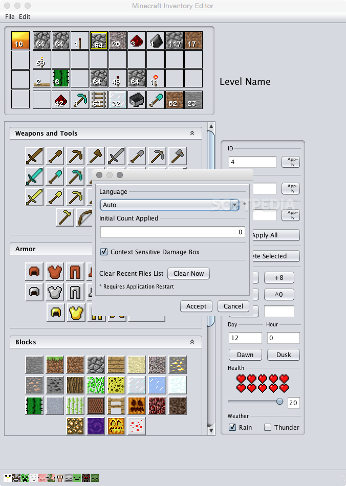 Inventory Editors for Mobile-Minecraft Inventory Editors