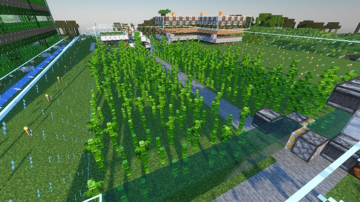 minecraft Bamboo Farm