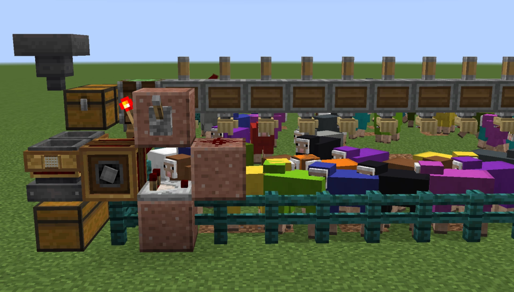 Automatic Animal Farm in Minecraft