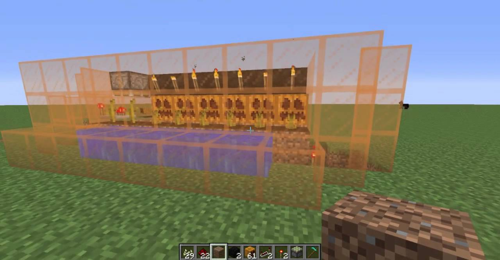 Gather Necessary Materials for pumpkin minecraft farming