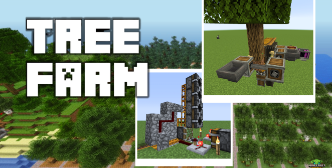 How to Build a Tree Farm in Minecraft