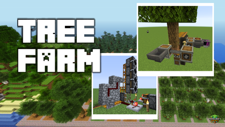 How to Build a Tree Farm in Minecraft