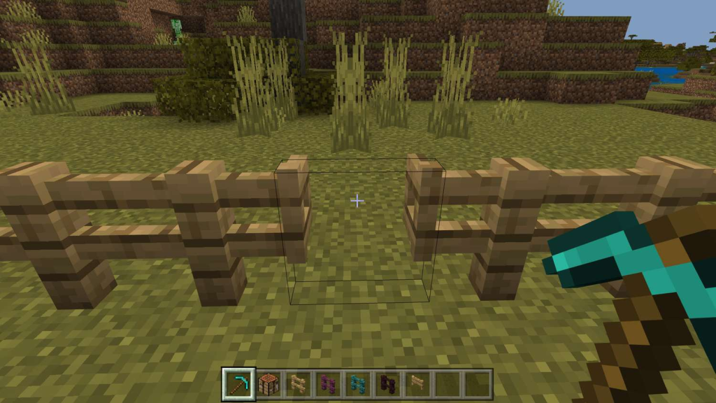 How to Make a Fence in minecraft