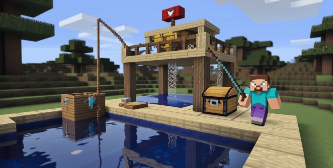 Build Fishing Dock In Minecraft