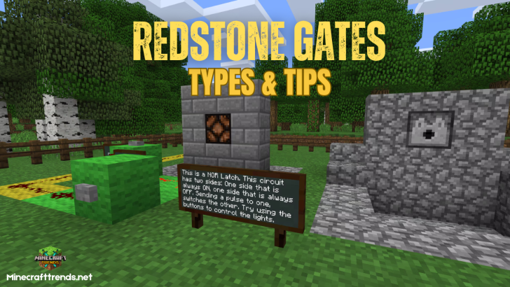 Minecraft Redstone Gates