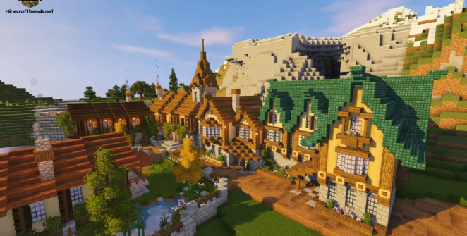 building a village in minecraft