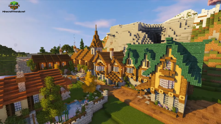 building a village in minecraft